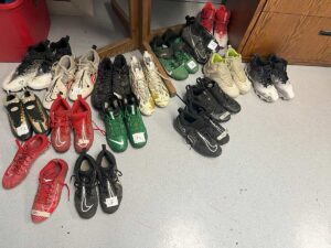 Donated shoes